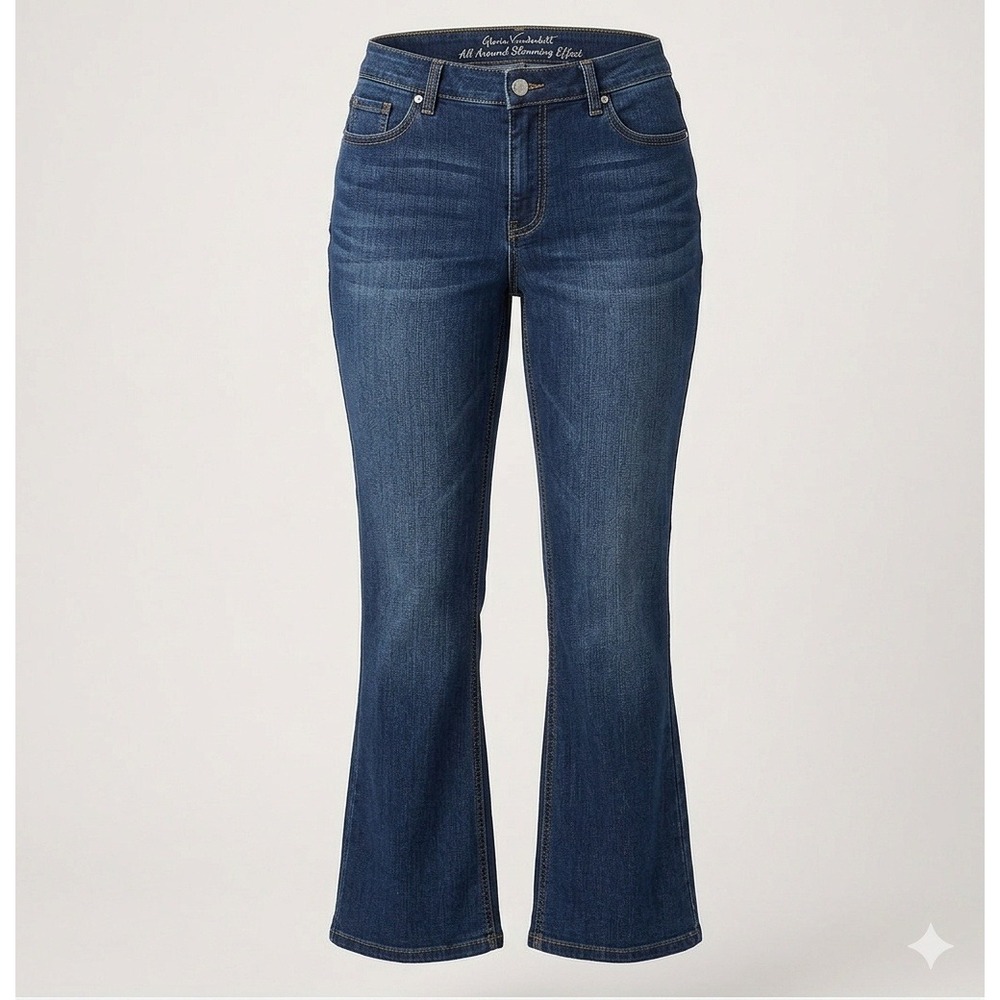 Gloria Vanderbilt Women's Slimming Denim Blue Jeans. Size 10